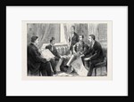 The Approaching Trial of Arabi, the Finding of the Important Papers: An Interview Between Mr. Broadley and Arabi's Son; Mr. A.M. Broadley (First from Left); Mr. Evans (Interpreter) (Fourth from Left); the Hon. Mark Napier (Fifth from Left) by Anonymous