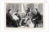 The Approaching Trial of Arabi, the Finding of the Important Papers: An Interview Between Mr. Broadley and Arabi's Son; Mr. A.M. Broadley (First from Left); Mr. Evans (Interpreter) (Fourth from Left); the Hon. Mark Napier (Fifth from Left) by Anonymous