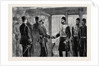 The Return of the Duke of Connaught, the Khedive Taking Leave of His Royal Highness at the Cairo Railway Station, Egypt by Anonymous
