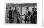 The Return of the Duke of Connaught, the Khedive Taking Leave of His Royal Highness at the Cairo Railway Station, Egypt by Anonymous