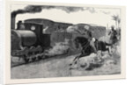With the Indian Contingent in Egypt: The Bengal Cavalry Capturing Retreating Trains after the Battle of Tel-El-Kebir, September 13 by Anonymous