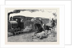 With the Indian Contingent in Egypt: The Bengal Cavalry Capturing Retreating Trains after the Battle of Tel-El-Kebir, September 13 by Anonymous
