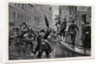 The Recent Disastrous Floods in Germany: A Street Scene in Düsseldorf by Anonymous