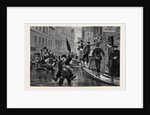The Recent Disastrous Floods in Germany: A Street Scene in Düsseldorf by Anonymous