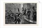 The Recent Disastrous Floods in Germany: A Street Scene in Düsseldorf by Anonymous
