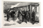 The Mission to the Soudan Goodbye at Charing Cross Station London. In the Foreground: Duke of Cambridge General Gordon Lord Wolseley and Colonel Stewart by Anonymous