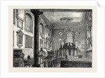 Interior of St. Olave's Old Jewry London by Anonymous