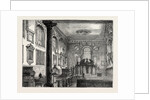 Interior of St. Olave's Old Jewry London by Anonymous