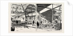 The Disastrous Explosion at Victoria Station London: Exterior View Showing the Damage to the Station of the Brighton Line (Left Image) the Wrecked Cloak Room Seen from the Booking-Office (Right Image) by Anonymous