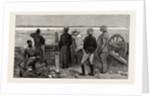 The Rebellion in the Soudan with Baker Pasha's Expedition to Relieve Tokar: Baker Pasha and His Staff in the Lines at Trinkitat Watching Spies Carrying an Ultimatum to the Enemy Before the Advance to Relieve Tokar by Anonymous