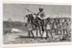 The Rebellion in the Soudan: Osman Digna Marching against the Egyptian Forces by Anonymous