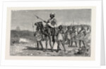 The Rebellion in the Soudan: Osman Digna Marching against the Egyptian Forces by Anonymous
