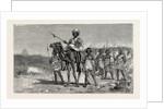 The Rebellion in the Soudan: Osman Digna Marching against the Egyptian Forces by Anonymous