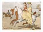 Two Ladies Out Horseriding by Anonymous