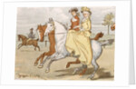 Two Ladies Out Horseriding by Anonymous