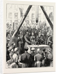 The Visit of the Lord Lieutenant of Ireland to Belfast: Lord Spencer Laying the Foundation Stone of the Free Public Library by Anonymous