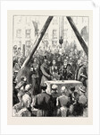 The Visit of the Lord Lieutenant of Ireland to Belfast: Lord Spencer Laying the Foundation Stone of the Free Public Library by Anonymous