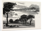 The Late Duke of Albany: Views of Cannes: La Bocca (Left Image) Cannes from La Croisette (Right Image) by Anonymous