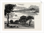 The Late Duke of Albany: Views of Cannes: La Bocca (Left Image) Cannes from La Croisette (Right Image) by Anonymous