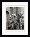 The Late Duke of Albany: Ahe Arrival at Windsor April 4 the Procession Entering Windsor Castle by Henry VIII.'s Gateway UK by Anonymous