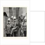 The Late Duke of Albany: Ahe Arrival at Windsor April 4 the Procession Entering Windsor Castle by Henry VIII.'s Gateway UK by Anonymous