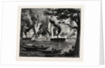 Great Fire on the Hooghly Near Calcutta by Anonymous