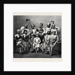 The Maharaj Rana of Jhallawur and Suite by Anonymous