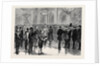 The Czar of Russia Marking Recruits with the Number of Their Regiments, in the Winter Palace, St. Petersburg by Anonymous