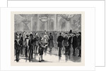 The Czar of Russia Marking Recruits with the Number of Their Regiments, in the Winter Palace, St. Petersburg by Anonymous