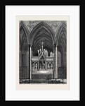New Reredos, Salisbury Cathedral, Gift of Earl Beauchamp by Anonymous