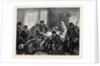 The Russo-Turkish War, Opening of the Campaign in Europe: Families Migrating from Ibraila, Waiting for the Midnight Train by Anonymous