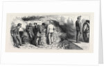 The War in the East, Prince Charles' Journey from Bucharest to Kalafat: The Correspondents' Quarters in the Carlo First Battery, Kalafat, Drawing Fire, a Return Shot by Anonymous