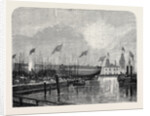 Launch of the Fethi Bulend at Blackwall, 1870 by Anonymous