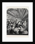 Dining Car on the Union Pacific Railway, 1870 by Anonymous