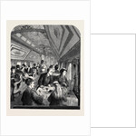 Dining Car on the Union Pacific Railway, 1870 by Anonymous