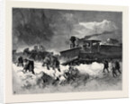 Snow Drift on the Union Pacific Railway, 1870 by Anonymous