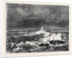 Wick Harbour During the Late Storm, 1870 by Anonymous