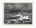 Wick Harbour During the Late Storm, 1870 by Anonymous
