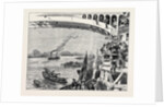 The Oxford and Cambridge Boat Race: At Barnes Bridge, 1870 by Anonymous