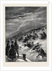 Tobogganing or sledging in Canada, 1870 by Anonymous