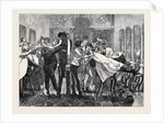 Barber's Saloon, New York, 1870 by Anonymous
