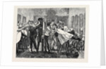 Barber's Saloon, New York, 1870 by Anonymous