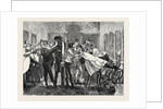Barber's Saloon, New York, 1870 by Anonymous