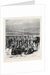 The Volunteer Review at Brighton, Stand Easy, 1870 by Anonymous