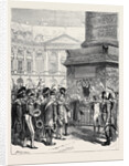 Soldiers of the First Empire in the Place Vendome, 1870 by Anonymous
