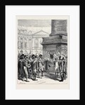 Soldiers of the First Empire in the Place Vendome, 1870 by Anonymous