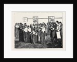 Shakers at Meeting. The Final Procession, 1870 by Anonymous