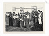 Shakers at Meeting. The Final Procession, 1870 by Anonymous