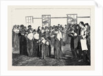 Shakers at Meeting. The Final Procession, 1870 by Anonymous