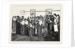 Shakers at Meeting. The Final Procession, 1870 by Anonymous